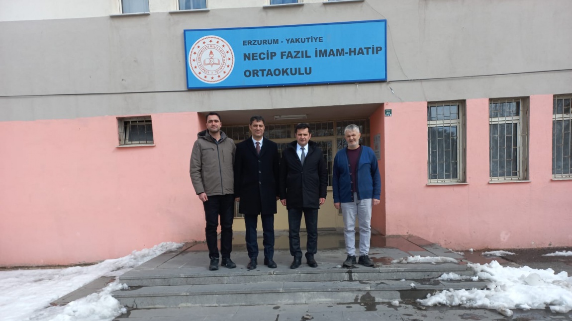 Erzurum İl Milli Eğitim Müdürümüz Sayın Salih KAYGUSUZ ve Yakutiye İlçe Milli Eğitim Müdürümüz Sayın Cihan KIVANÇ